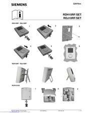 Siemens RDH10RF Montage- Und Platzierungshinweise