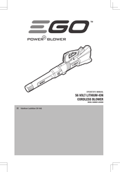 EGO Power+ LBX6000E Gebrauchsanleitung