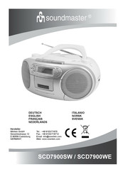 Wörlein SOUNDMASTER SCD7900SW Bedienungsanleitung