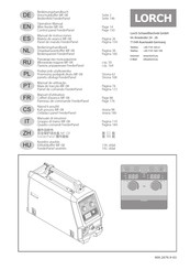 LORCH MF-08 Bedienungshandbuch