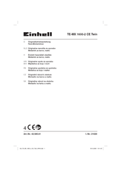 EINHELL TE-MX 1600-2 CE Originalbetriebsanleitung