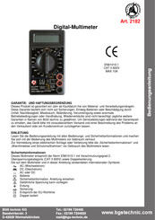 BGS technic 2182 Bedienungsanleitung