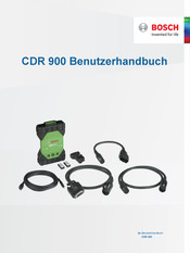 Bosch CDR 900 Benutzerhandbuch