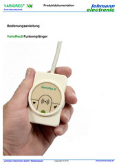 Lehmann electronic VarioRec6 Bedienungsanleitung