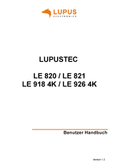 Lupus LUPUSTEC LE 926 4K Benutzerhandbuch