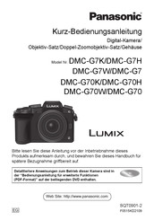 Panasonic Lumix DMC-G70K Kurzbedienungsanleitung