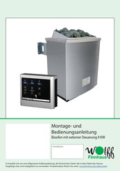 Wolff Finnhaus Sauna Control BIO Montage- Und Bedienungsanleitung
