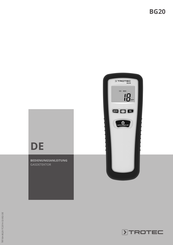 Trotec BG20 MultiMeasure Basic Bedienungsanleitung