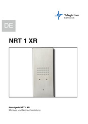 Telegärtner NRT 1 XR Montage- Und Gebrauchsanleitung