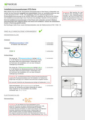 IC Medical HYG 3 Installationsvoraussetzungen