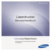 Samsung ML-167 Serie Benutzerhandbuch