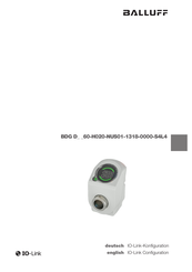 Balluff BDG D 60-H020-NUS01-1318-0000-S4L4 Serie Konfigurationsanleitung
