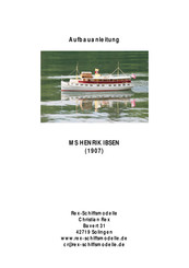 Rex-Schiffsmodelle MS HENRIK IBSEN 1907 Aufbauanleitung