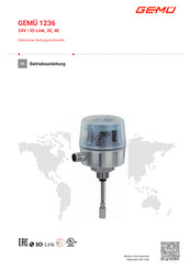 Gemü 1235 Betriebsanleitung