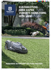 Husqvarna Automower 420 Kurzanleitung