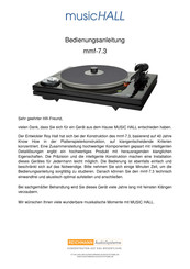 MUSIC HALL mmf-7.3 Bedienungsanleitung