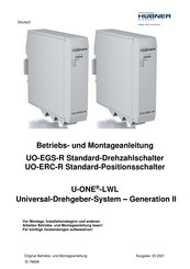 hübner UO-SRC-R Betriebs- Und Montageanleitung