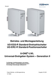 hübner UO-SGS-R Betriebs- Und Montageanleitung