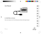 Behringer U-Control UCA222 Benutzerhandbuch