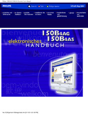 Philips 150B4AS Elektronisches Handbuch