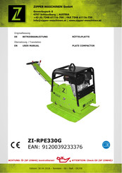 Zipper Maschinen ZI-RPE330G Betriebsanleitung