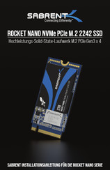 Sabrent ROCKET NANO Serie Installationsanleitung