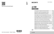 Sony Alpha 58 Gebrauchsanleitung