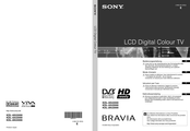 Sony Bravia KDL-26U2000 Bedienungsanleitung