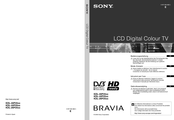 Sony Bravia KDL-40P25 Serie Bedienungsanleitung