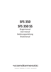 Scandomestic SFS 350 Bedienungsanleitung