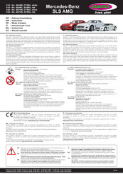 Jamara Mercedes-Benz SLS AMG Gebrauchsanleitung
