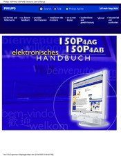 Philips 150P4AB Elektronisches Handbuch