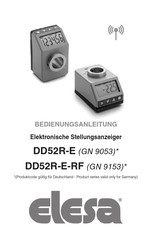Elesa DD52R-E-RF Bedienungsanleitung