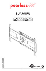 peerless-AV SUA751PU Bedienungsanleitung