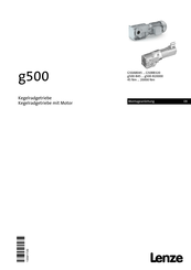 Lenze g500-B600 Montageanleitung
