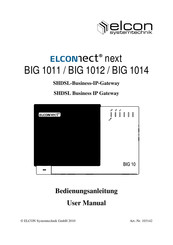 Elcon Nect next BIG 1011 Bedienungsanleitung
