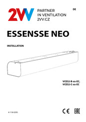 2VV ESSENSSE NEO VSES2B200-E1EC Installationsanleitung