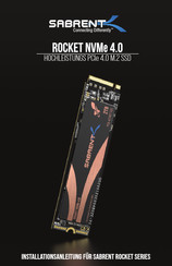 Sabrent ROCKET NVMe 4.0 Installationsanleitung