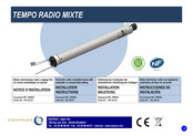 Deprat TEMPO RADIO MIXTE 050TRM020 Betrieb Und Installation Anleitung