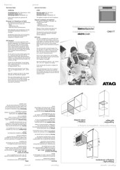 Atag OX611T Installationsanweisung