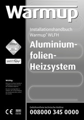 warmup WLFH-140W/1400 Installationshandbuch