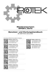 Rotek WPEM-L060E-12-S Benutzer- Und Wartungshandbuch
