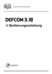 Meta System DEFCOM 3.1B  BLINKER Bedienungsanleitung