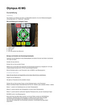 Olympus 45MG Kurzanleitung