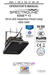 Spectroline EDG-13HC Bedienungsanleitung