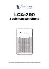 Clean Air LUMITENSO LCA-200 Bedienungsanleitung
