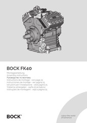 .bock FKX40/390 TK Montageanleitung