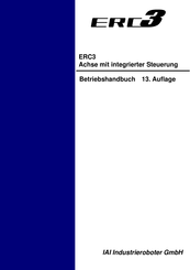 IAI ERC3 Betriebshandbuch