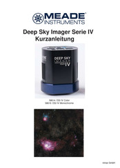 Meade Instruments Deep Sky Imager IV Serie Kurzanleitung