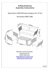 Mendler HWC-H55 Aufbauanleitung